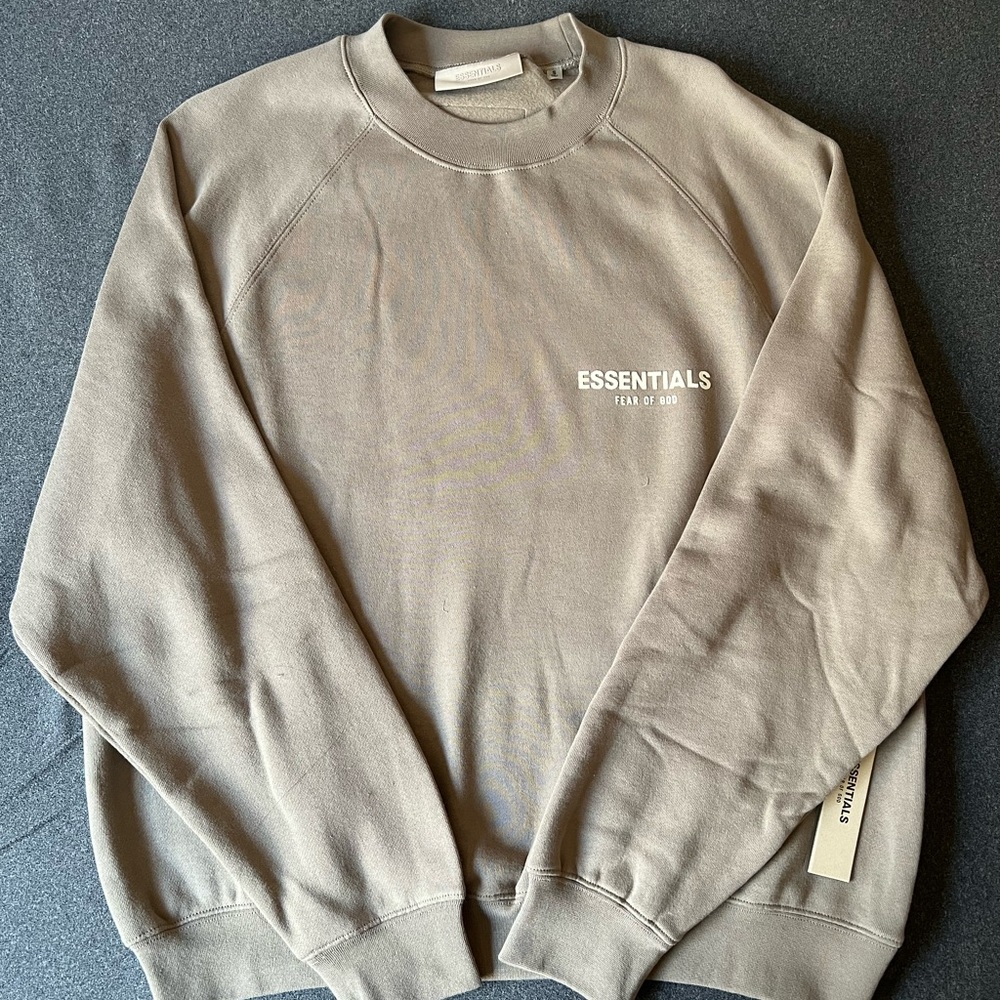 ESSENTIALS Taupe Sweatshirt ✨NEW✨